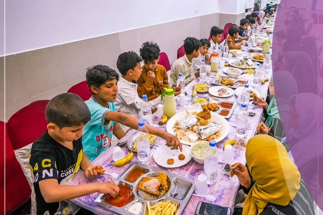 إفطار صائم لأيتام وأسر اليمن – رمضان 1447